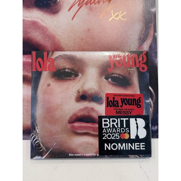 Lola Young This Wasn’t Meant For You Anyway Cd And (Signed Art Card) RED #3 - Picture 2 of 6